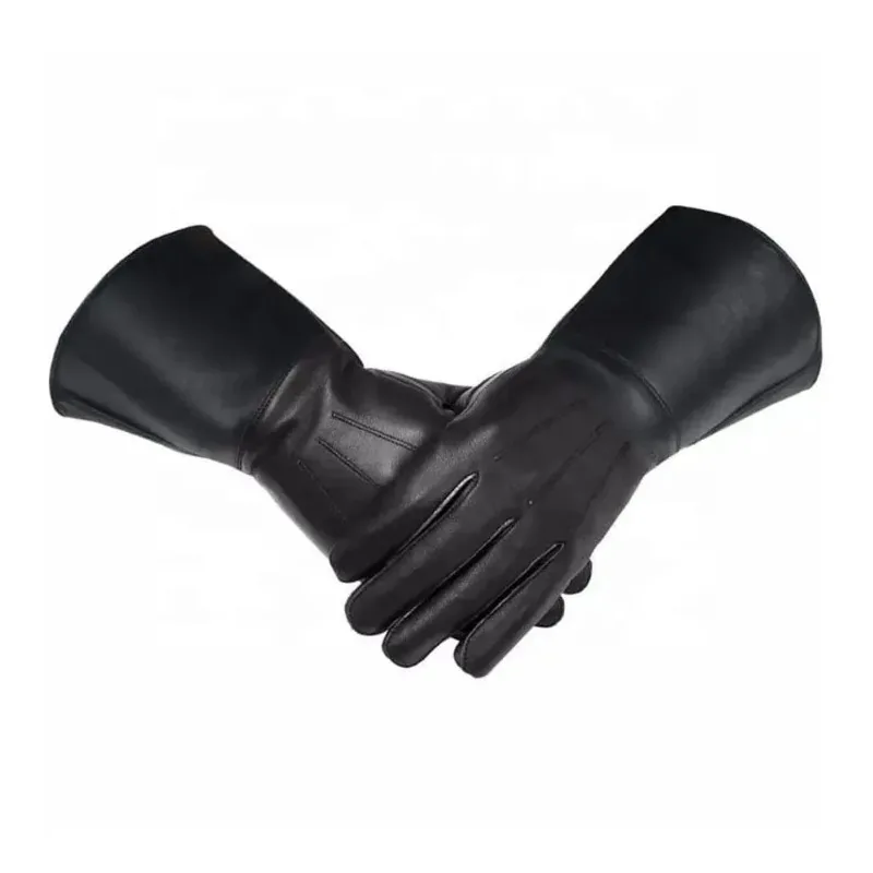 

Meeting gloves black leather knight templar flute tambourine player leather gloves