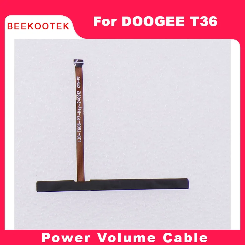 Nuevo Original DOOGEE T36 botón de volumen de encendido Cable lateral flexible FPC botón lateral para tableta Doogee T36
