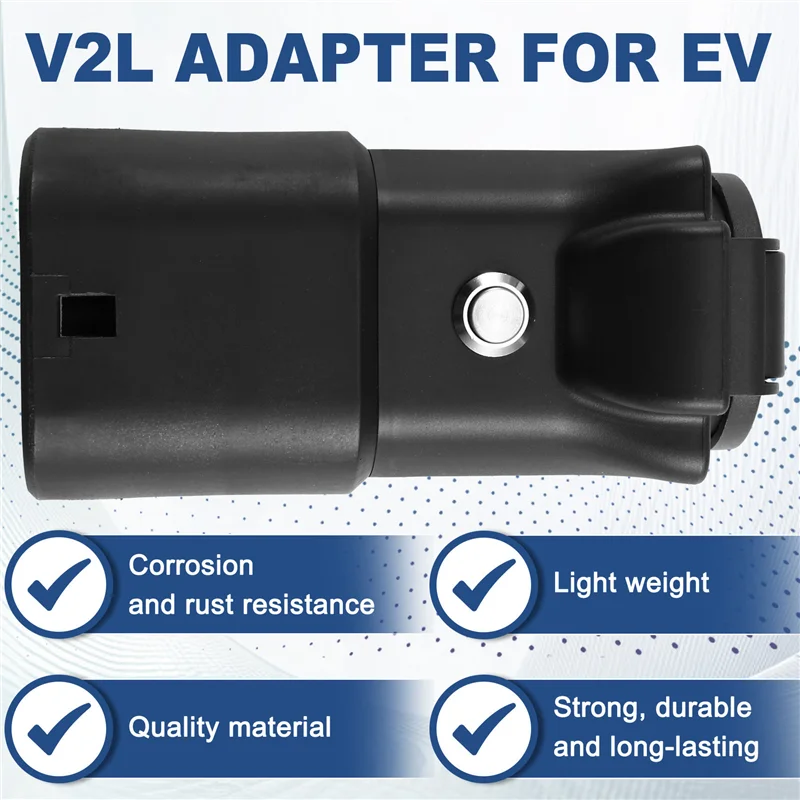 WAP01 NEW-V2L Discharger Vehicle To Load For Type2 Car Discharger Adapter For Smart Zeekr MG BYD KIA Hyundai