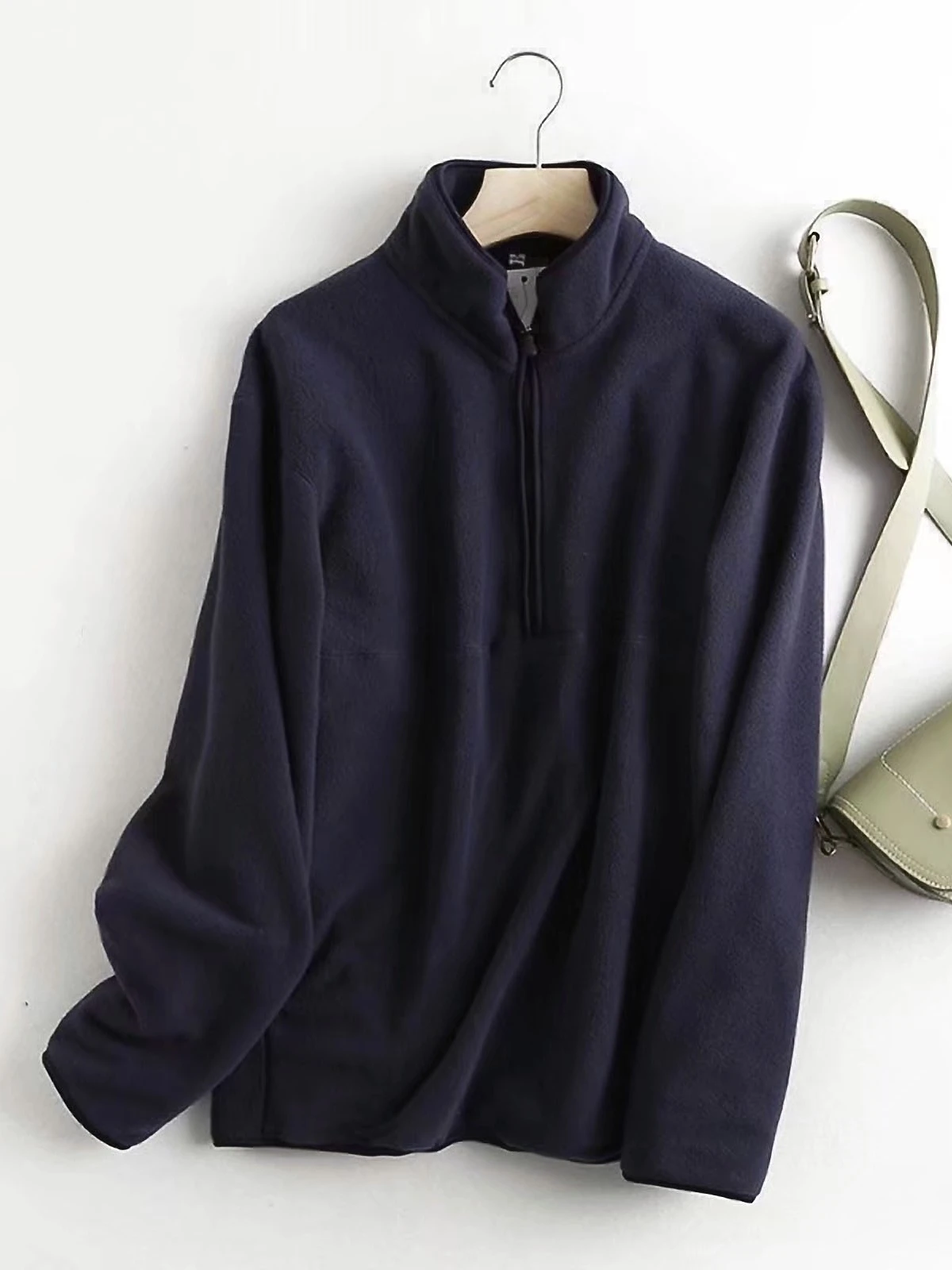 

Color Blo Fce Jaet Men's Autumn Winter Outerwear Youth Faion Stand Fit Breathable Zipper Closure Long Sve Jaet