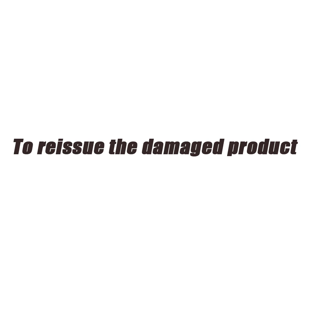 To reissue the damaged product