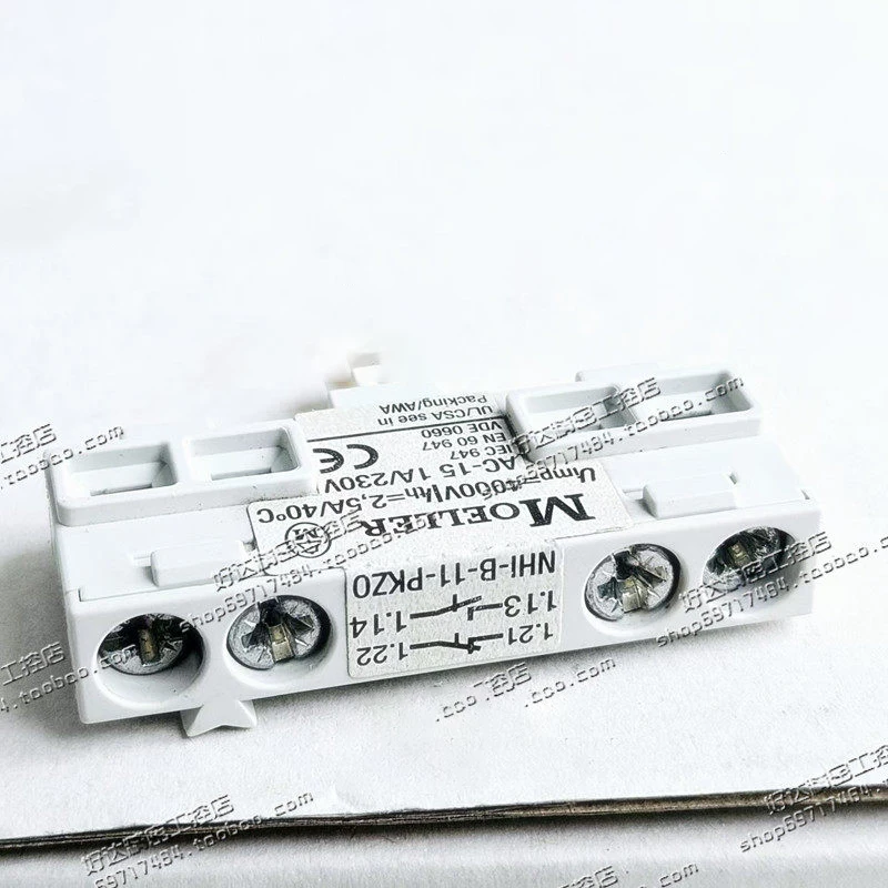 Contato Auxiliar Original Moeller para Interruptor de Motor NHI‑B‑11‑PKZ0, Em Estoque
