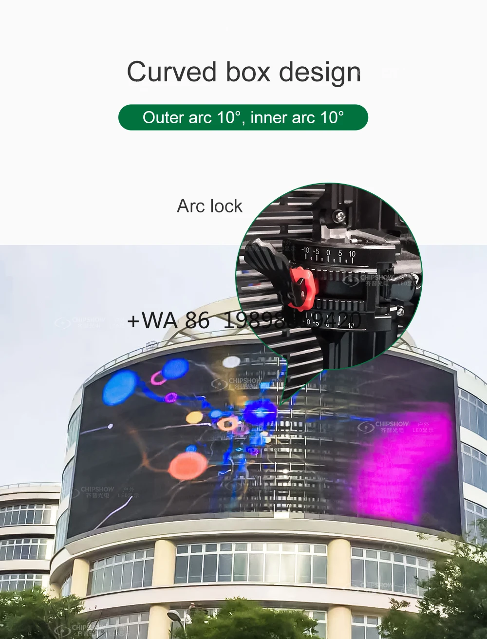 

Lightweight Flexible Transparent LED Screen for Outdoor Rental Events Advertising