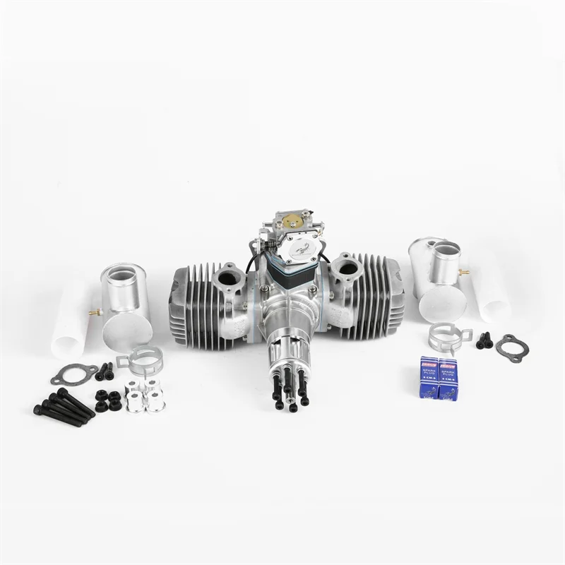 RCGF STINGER PRO125CC 1500 Rpm/min TWIN 2 Cycle 2 Stroke Piston Type Gasoline Engine for RC Airplane Fixed-Wing