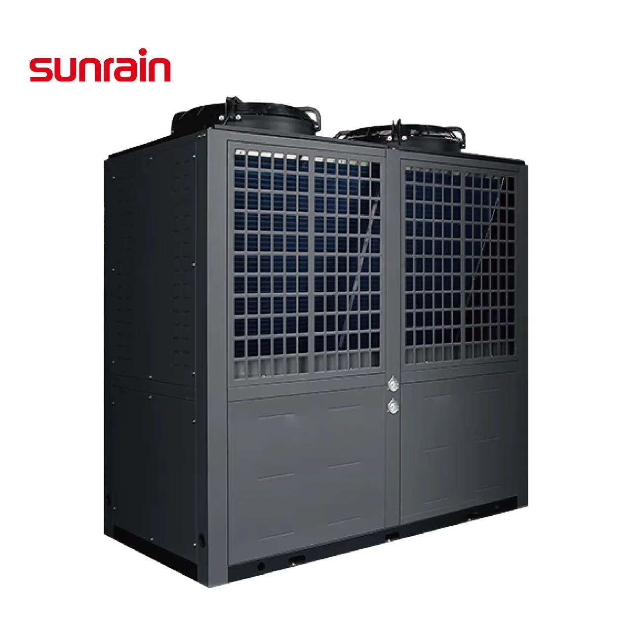 

Equipment Smart Library Sunrain CE Certified High Quality R32 Inverter Commercial Swimming Pool Heat Pump Water Heater 70kw 103