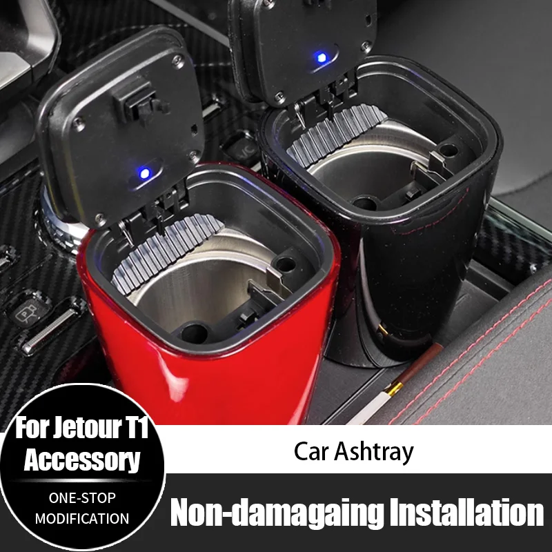 

For Chery Jetour T1 Car Ashtray With Led Light Hot Selling Internal Accessories