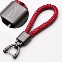 Hand Woven Horseshoe Buckle Keychain For Tomos Nitro Arrow Sprint LX Streetmate R A35 Racing TT Motorcycle