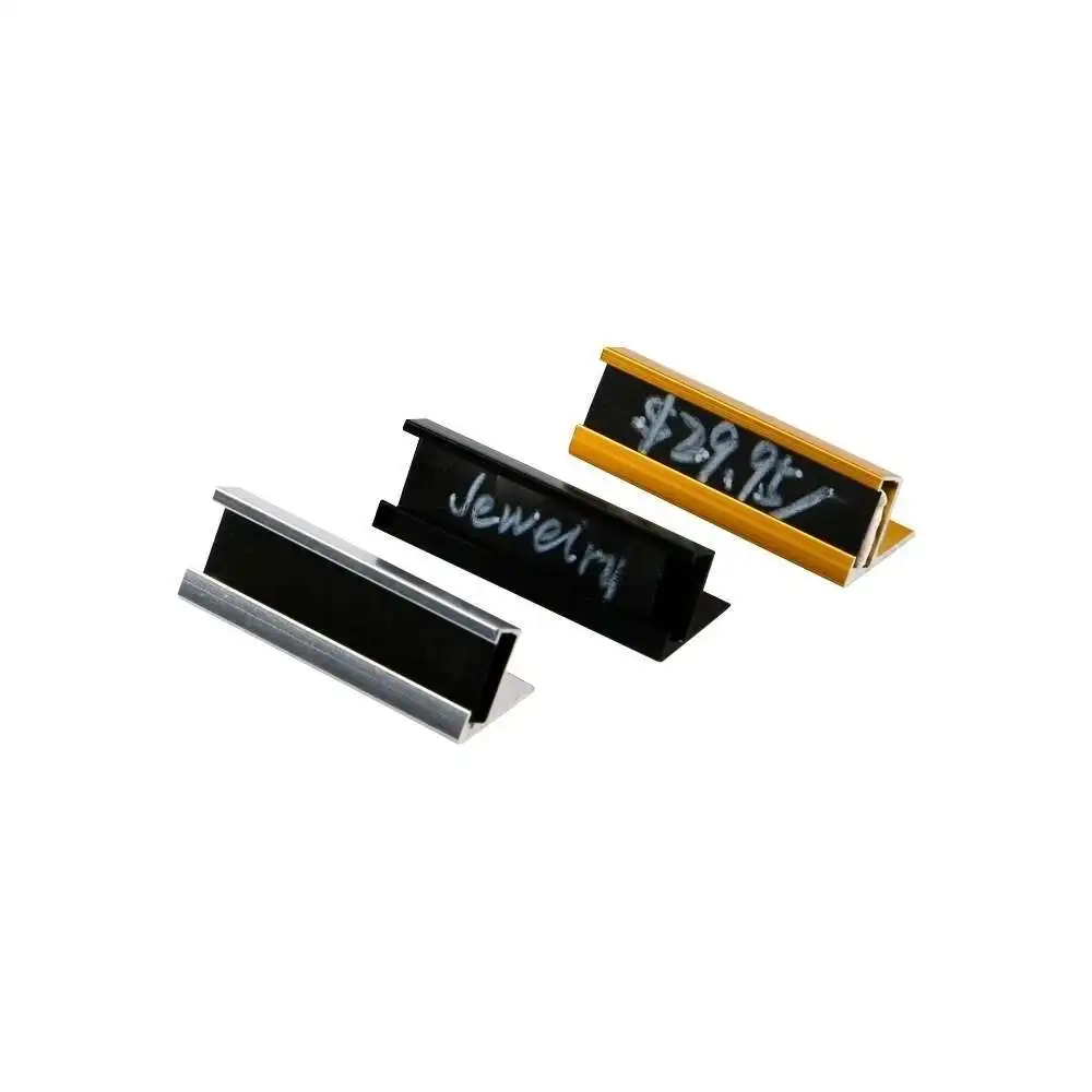 Pvc Black Card Display Table Number Stand Desktop Blackboard Message Signs Mini Chalkboard Easel