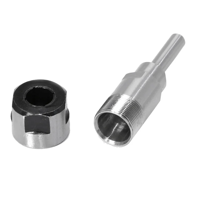 【Superdeals】Router Bit Extension Rod Wood Milling Cutter Tool Holder Collet Engraving Machine Extension