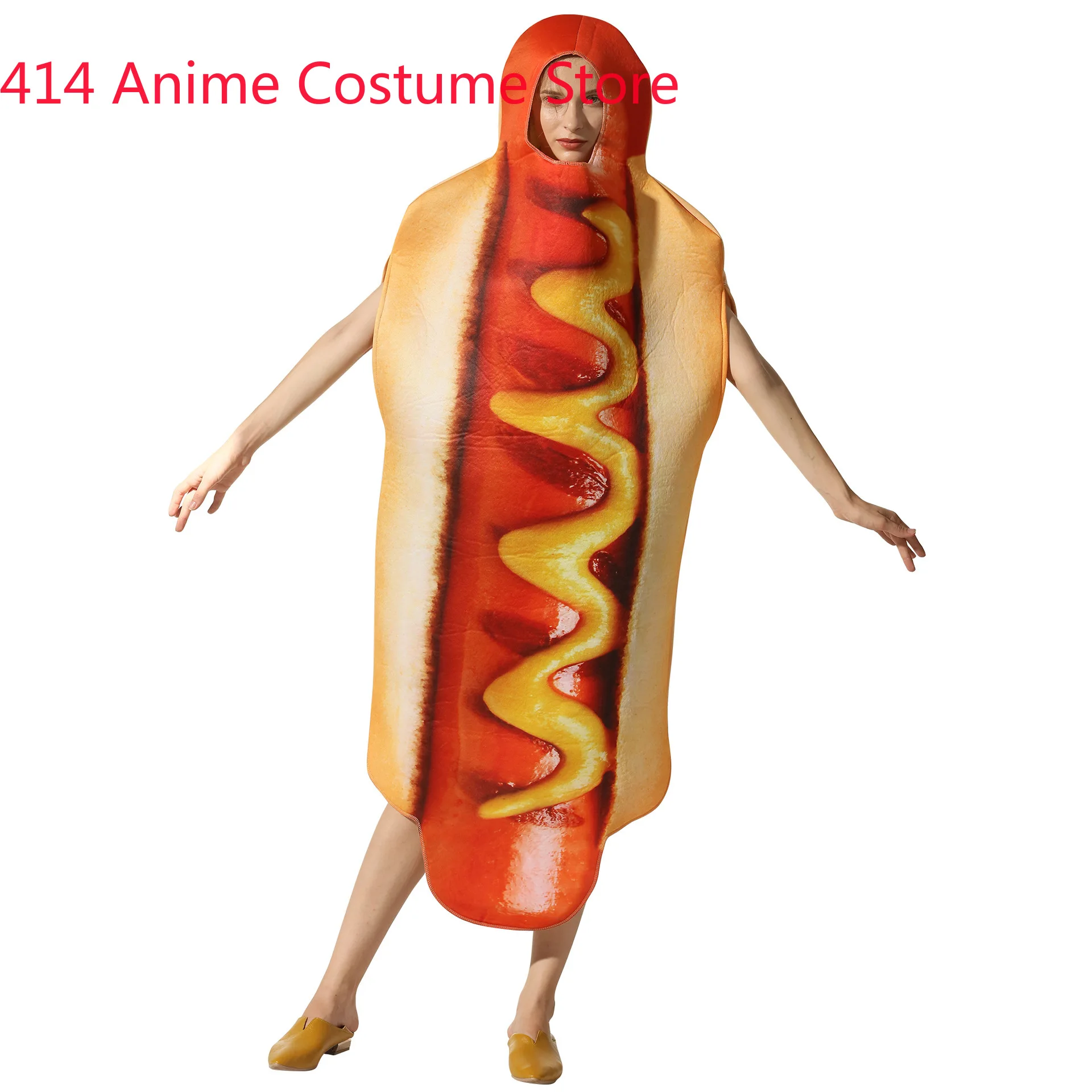 Parent-Child Food Sausage Hot Dog Costume Adult Child Kids Family Funny Purim Halloween Party Fancy Dress Cosplay