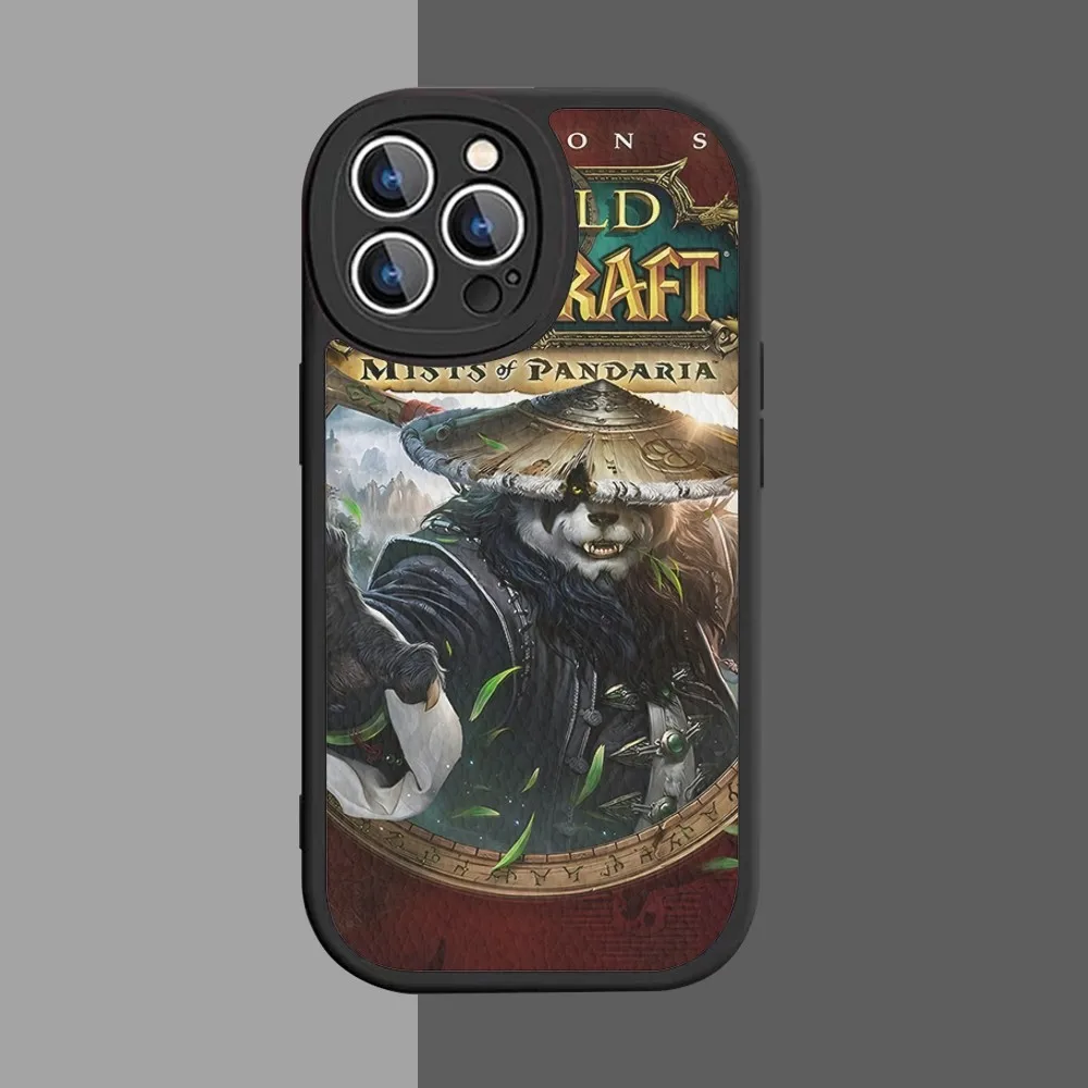 The W-World Of W-Warcraft W-Wow Phone Case Hard Leather For iPhone 14 13 12 Mini 11 14 Pro Max Xs X Xr 7 8 Plus Fundas