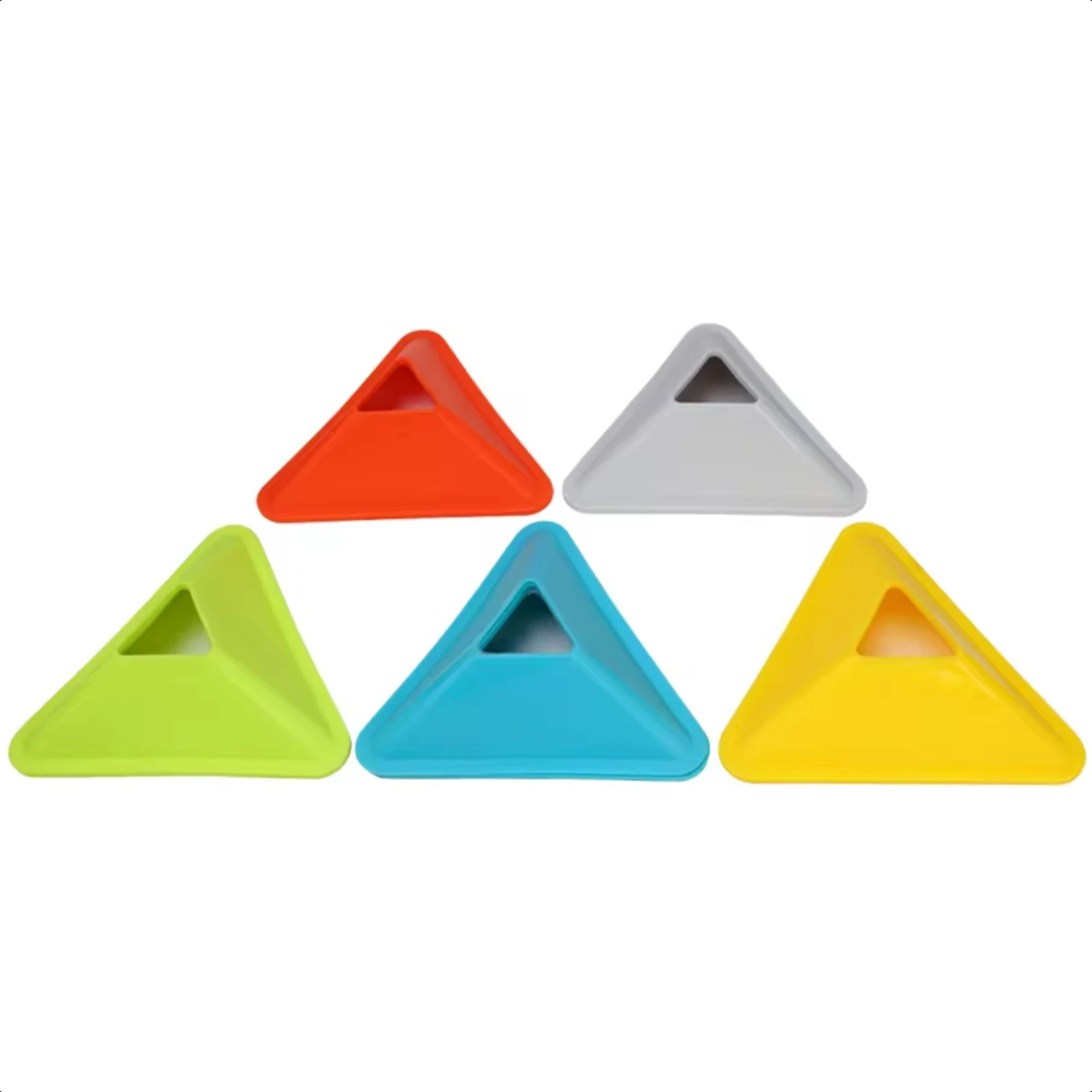 20PCS 40PCS Football Training Disc Triangle Soccer Practice Field Sports Agility Training Cone Portable Equipment  Adult