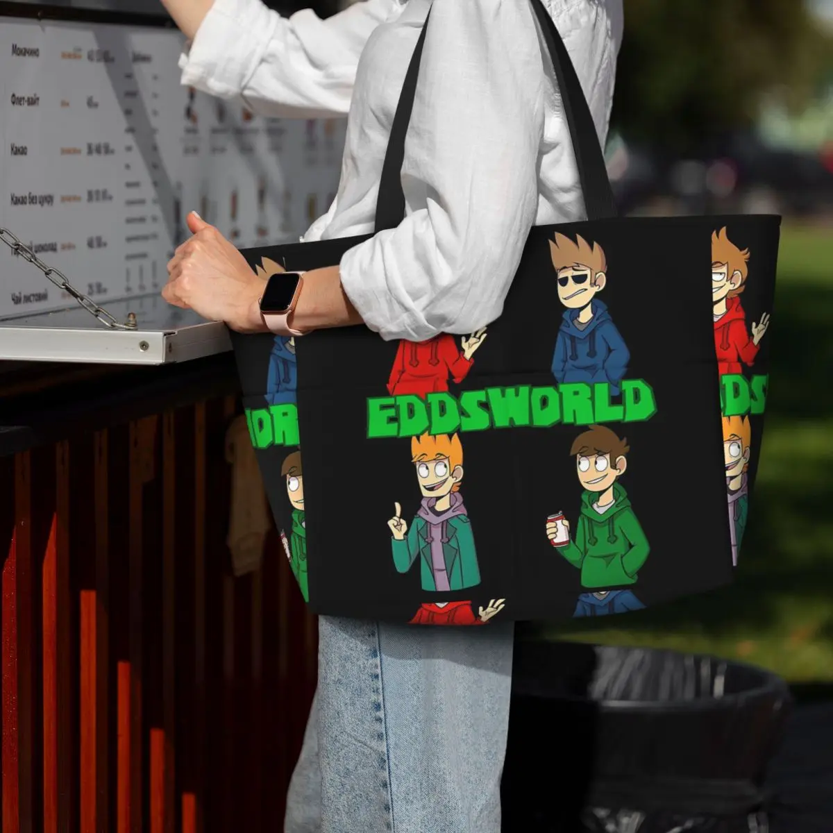 

Eddsworld Beach Tote Bag Sport Gym Yoga Duffle Large Tote Bag Women Travel Bag Fitness bag