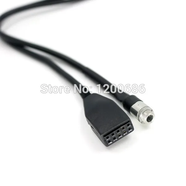 3.5MM Female Auxiliary Aux Audio Cable For BMW