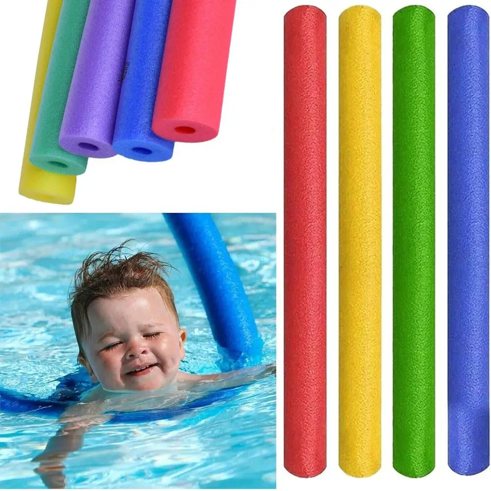 Swimming Pool Foam Noodle Float Aid Swim Noodles Ring Buoyancy Stick Useful For Kids Adult Pool Accessories