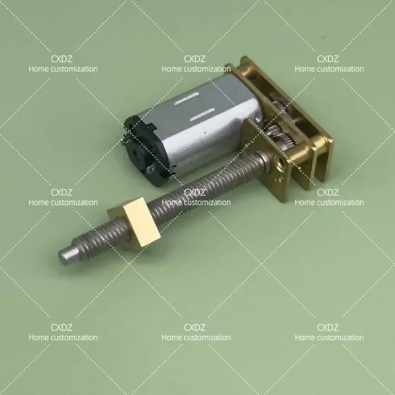 New N30 Gear Reduction Motor M4 Screw Thread All Metal Gears 1.5V-6V