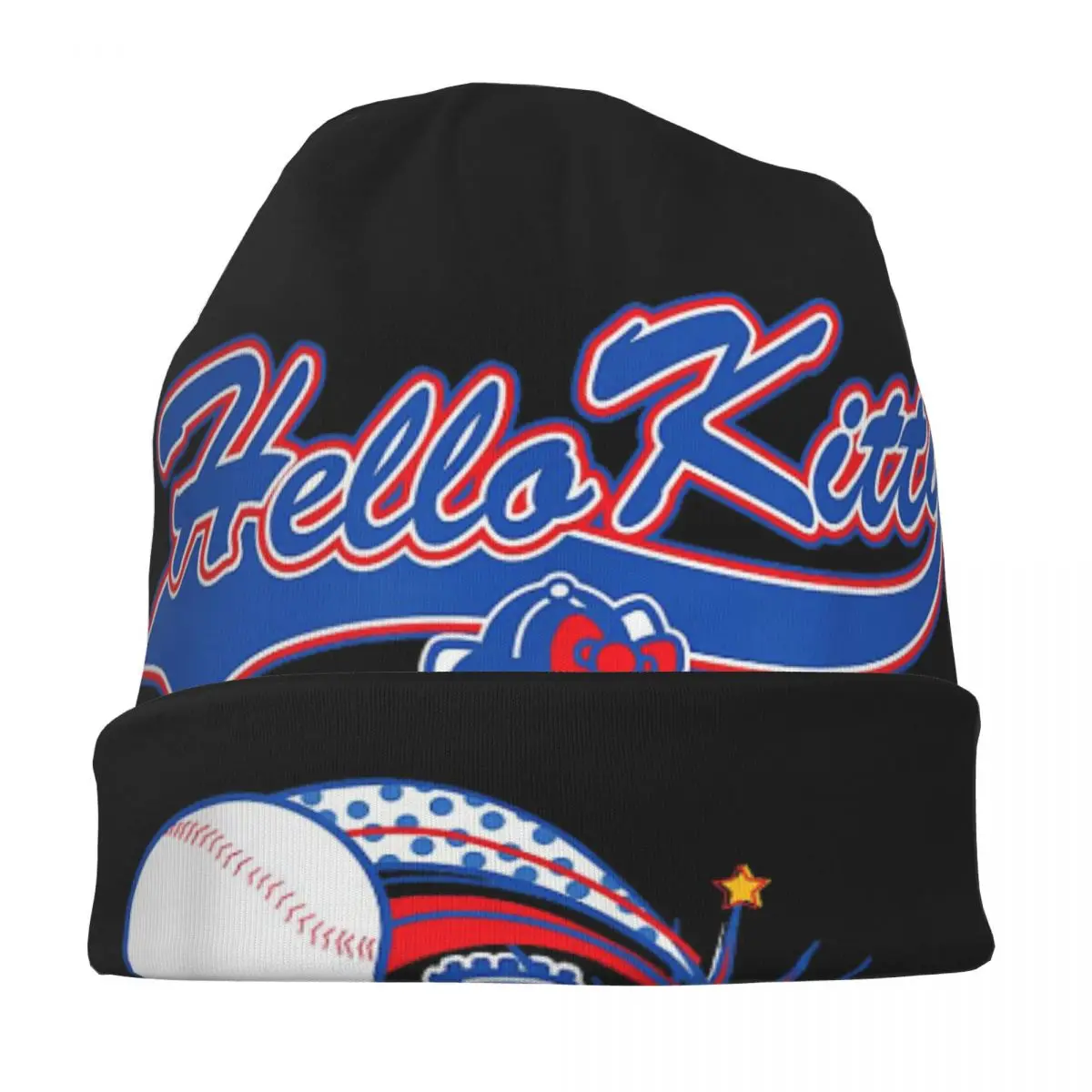 Hello Kitty Home Run Baseball Softball casquettes décontracté unisexe en plein air Skullies bonnets chapeaux été chaud tête enveloppement Bonnet chapeau
