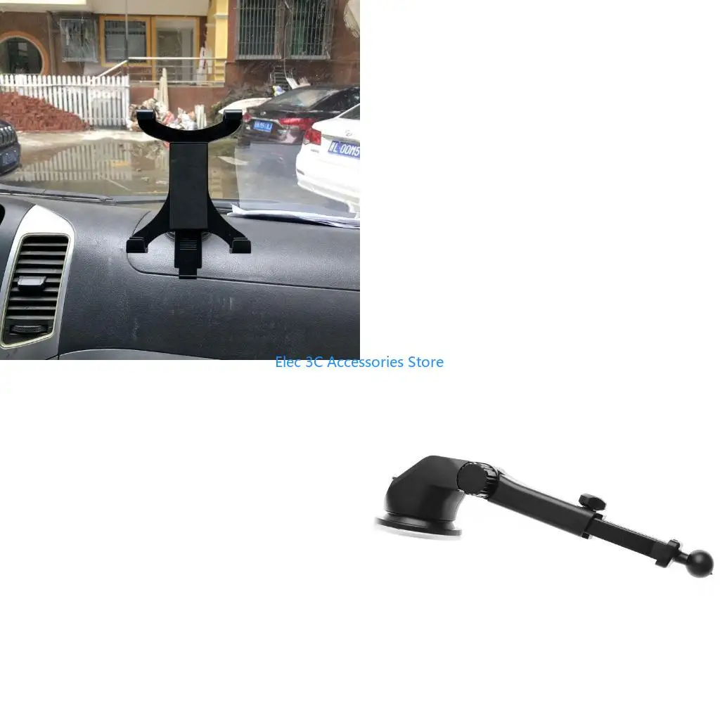 

Y51A Universal Car Phone Holder Adjustable Windshield Dashboard Mount Stand for7-11''