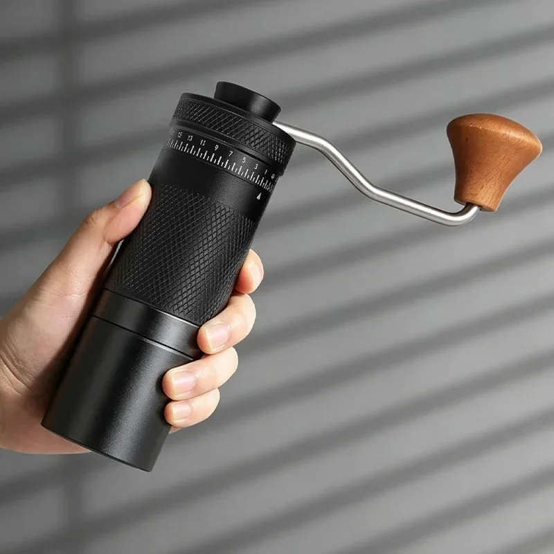 Manual Coffee Grinder Steel Core Eco-friendly Adjustable Coarseness Hand Crank Portable Pour Over Espresso Coffee Mill