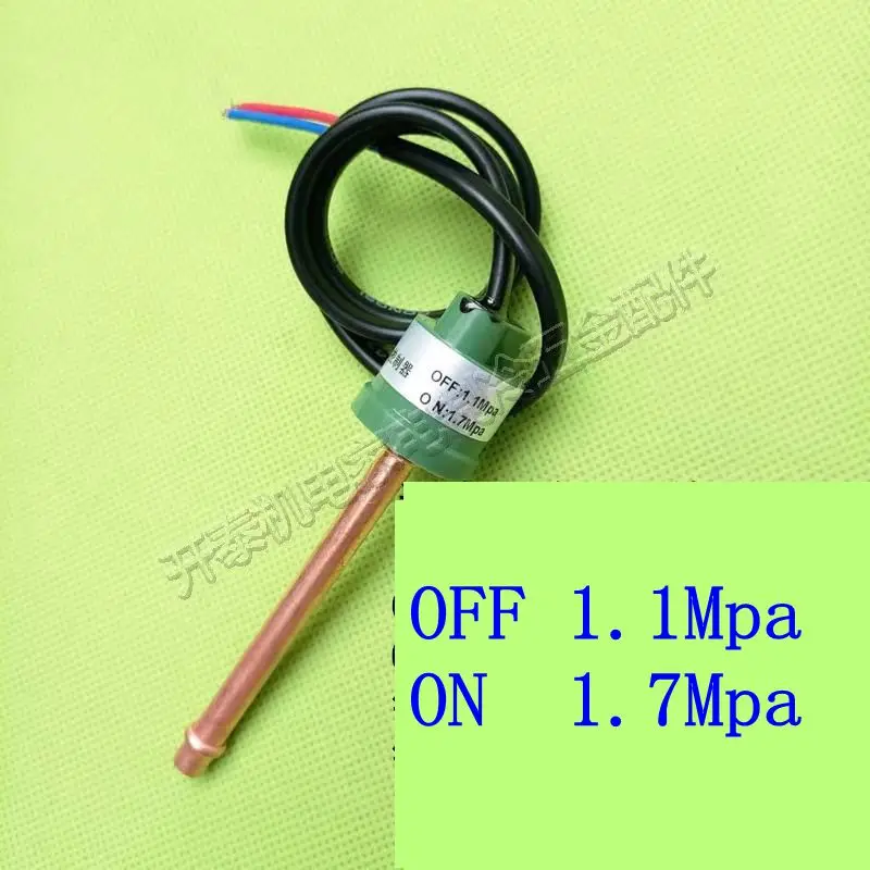 

OFF 1.1Mpa ON 1.7Mpa Air Conditioner Refrigeration parts 2 Terminals/Wire Pressure Control Switch Protector switch