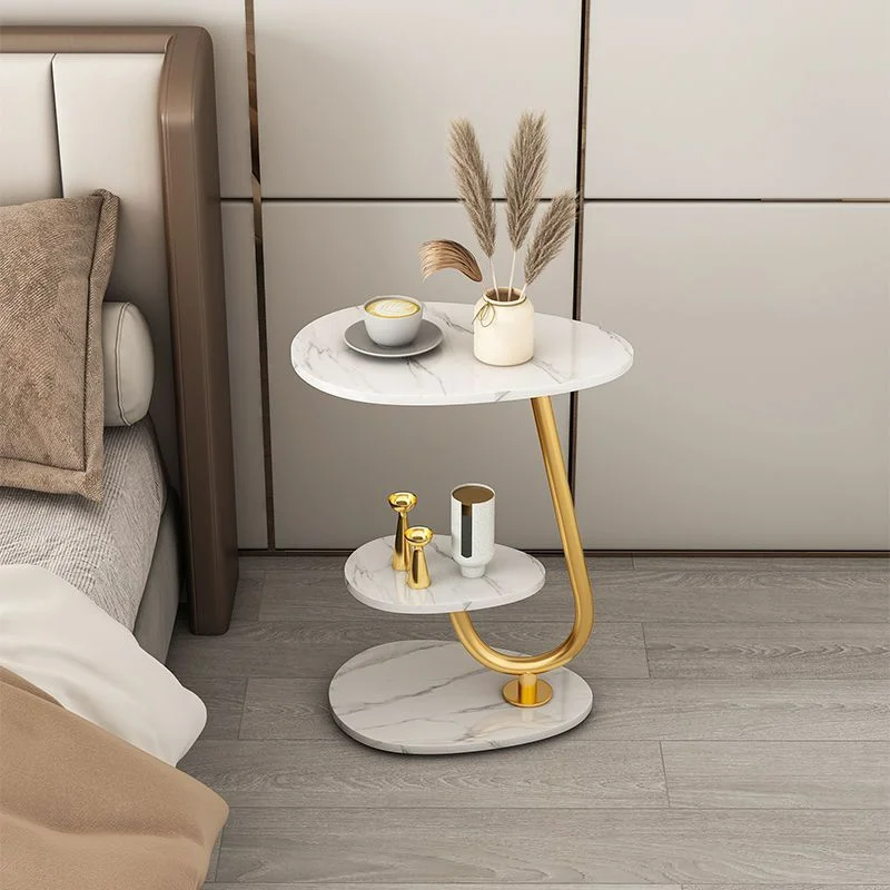 

Light Luxury Ins Living Room Center Tables Sofa Balcony Breakfast Tables Simple Nordic Small Round Table Bedroom Bedside Table