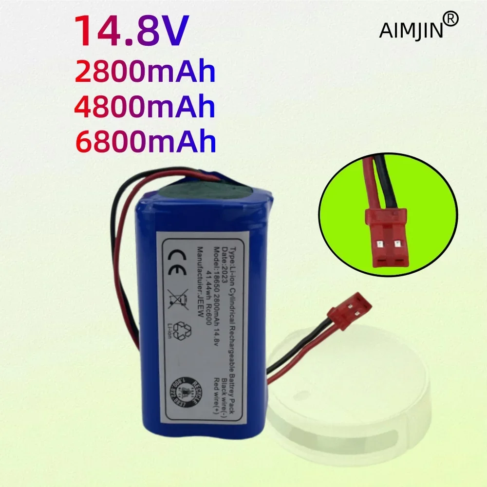 

Vacuum cleaner battery 14.8V2800mAh 4800mAh 6800mAh Robot vacuum cleaner battery ILIFE A4, A40, A4S, A6, A8, V7, V7S V7S Pro V50