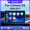 Android 15 Carplay Car Radio Multimedia For Citroen C5 2008 2009 2010 -2017 navigation video DVD Autoradio Stereo 2din Head Unit 1