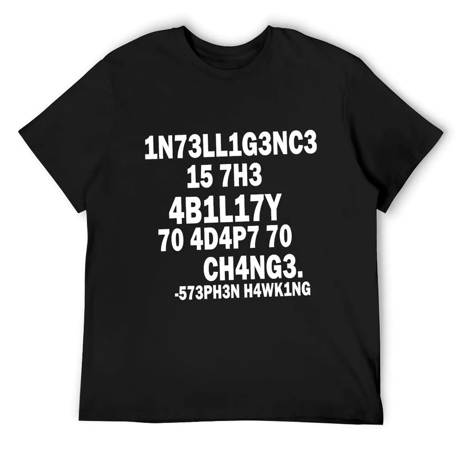 

Stephen Hawking t-shirt Intelligence T-Shirt summer top luxury t-shirt vintage graphic tee vintage t shirts clothes for men