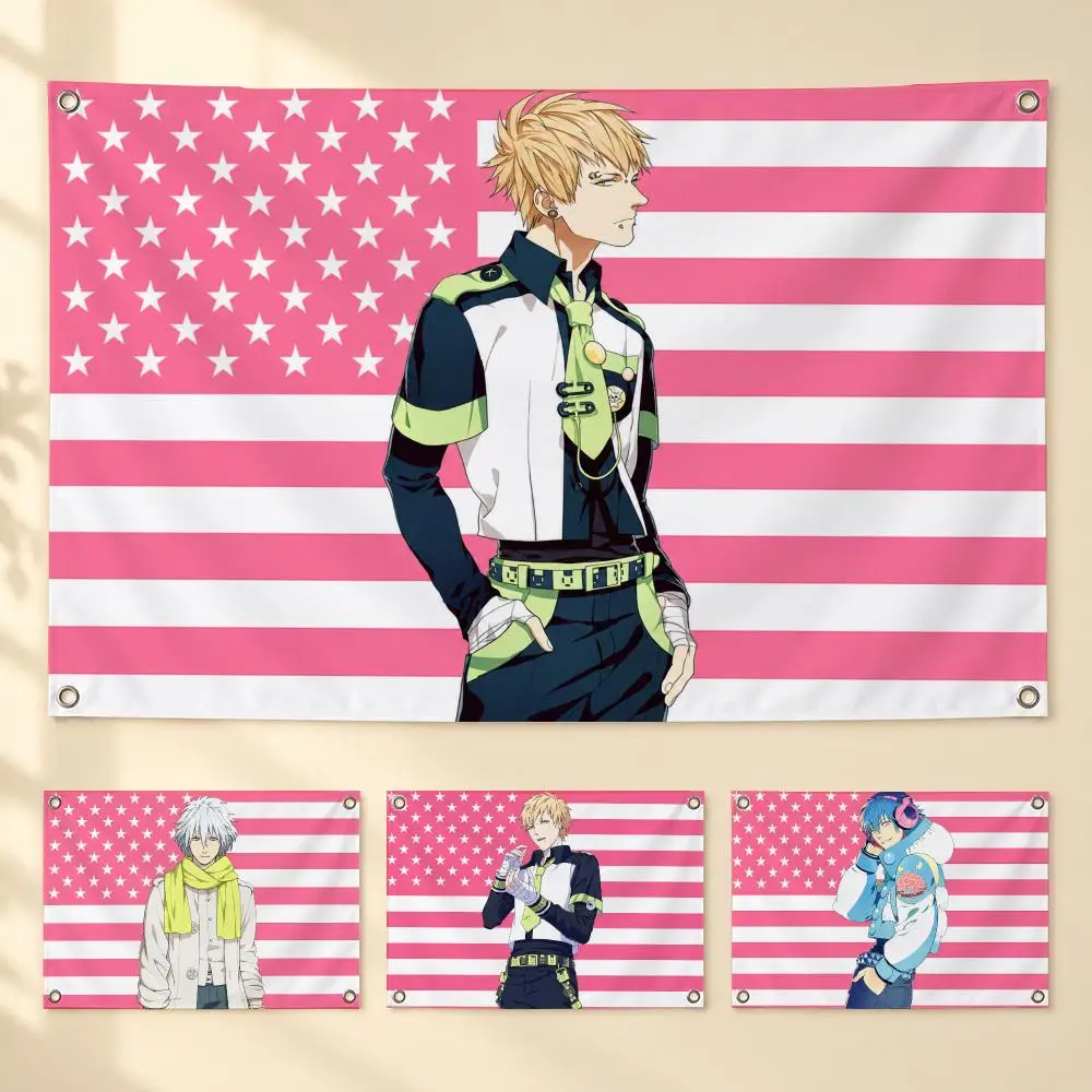 DRAMAtical Murder Flags For Garden Party Living Room Home Wall Flag Bedroom Outdoor Decor