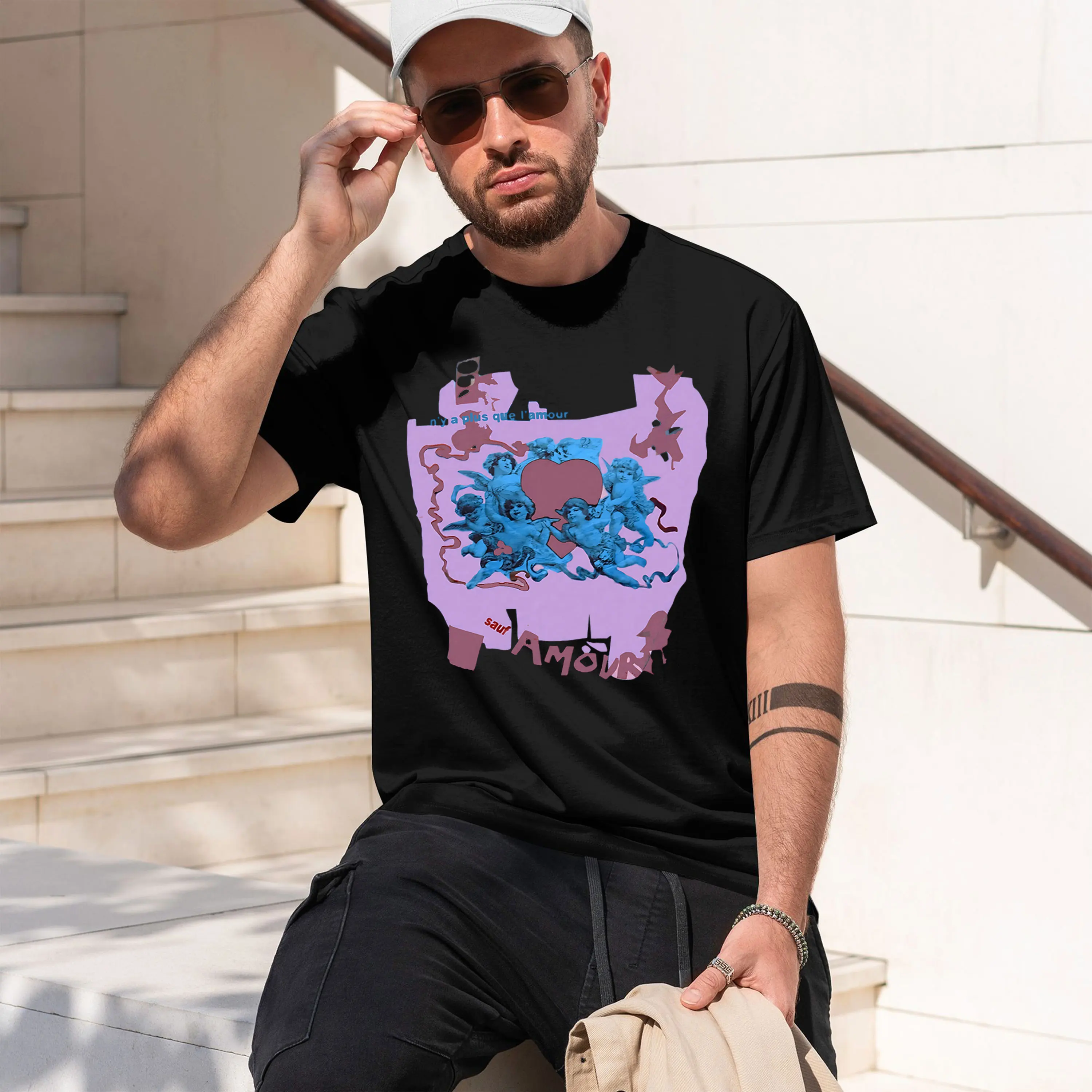 Amour Beat It 2026 New Model Men’s Short-sleeve crewneck T-Shirt Classic Casual Multiple Colors and Sizes for Daily Wear All-Day