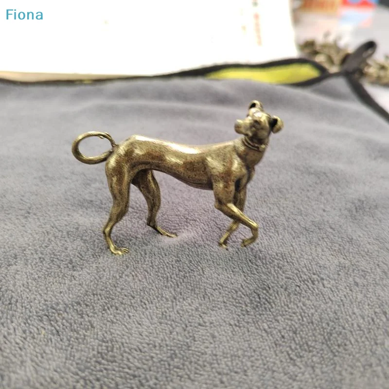 ✔Vintage Brass Greyhound Figurine,Miniature Whippet Dog Statue for Home Decor and Collectibles - view 4