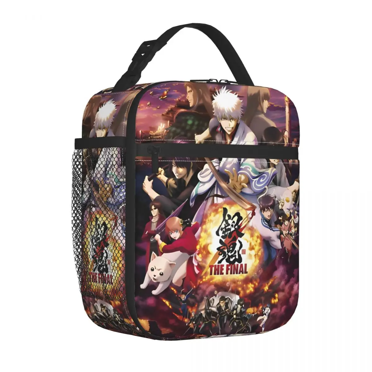 The Final Sesson Insulated Lunch Bags Cooler Bag  Meal Container Gintama Leakproof Tote Lunch Box Bento Pouch School Travel