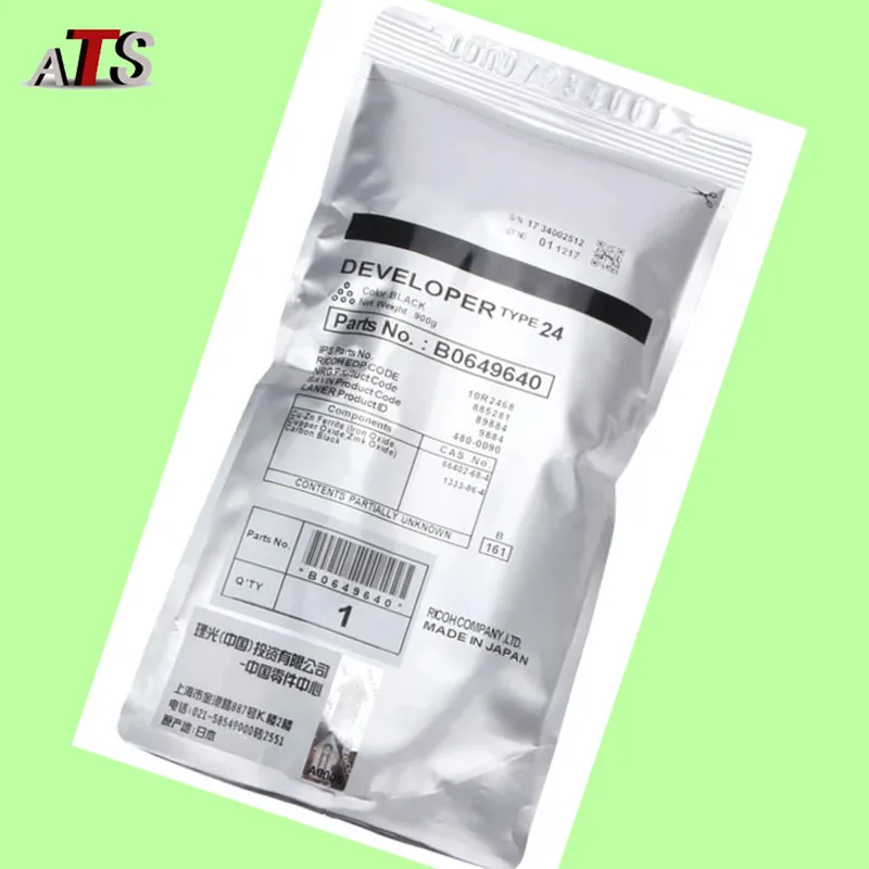 

Оригинальный порошок разработчика Type24 для Ricoh MP6000 7000 8000 6001 7001 8001 9001 B0649640, 1 шт.