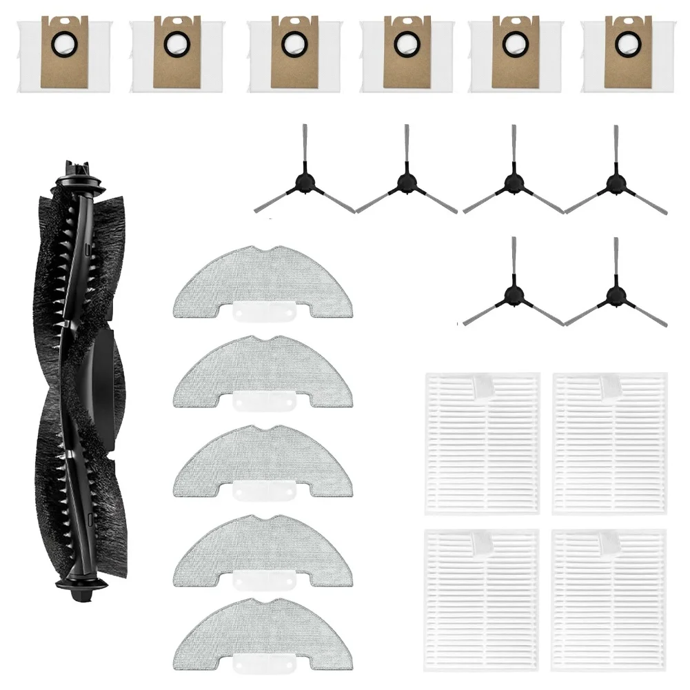 Replacement Parts For Cleaning System Roller Side Brush Set As Shown Eitton BL20 Pro for kit Wear-resistant Nylon Bristles
