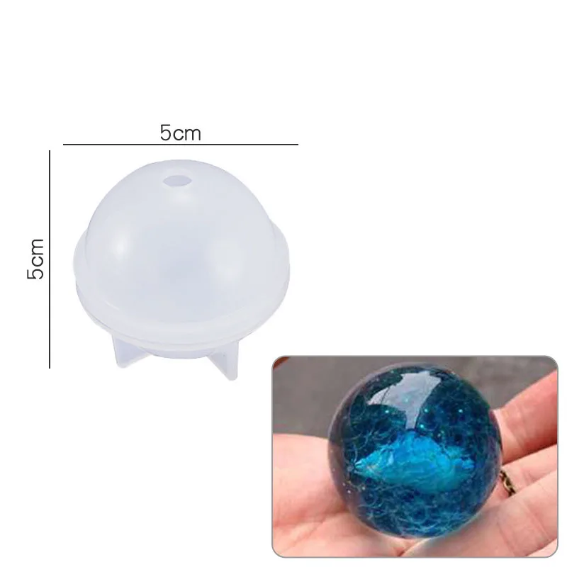 Round Clear Silicone Mold for DIY Jewelry Making