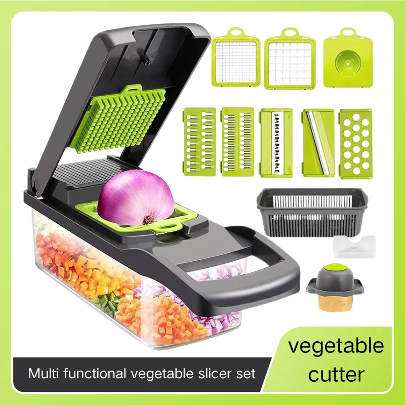 Multi-Functional Vegetable Slicer Potato Shredder Julienne Grater with Handle Kitchen Gadgets for Fruits Vegetable Cutting Tool