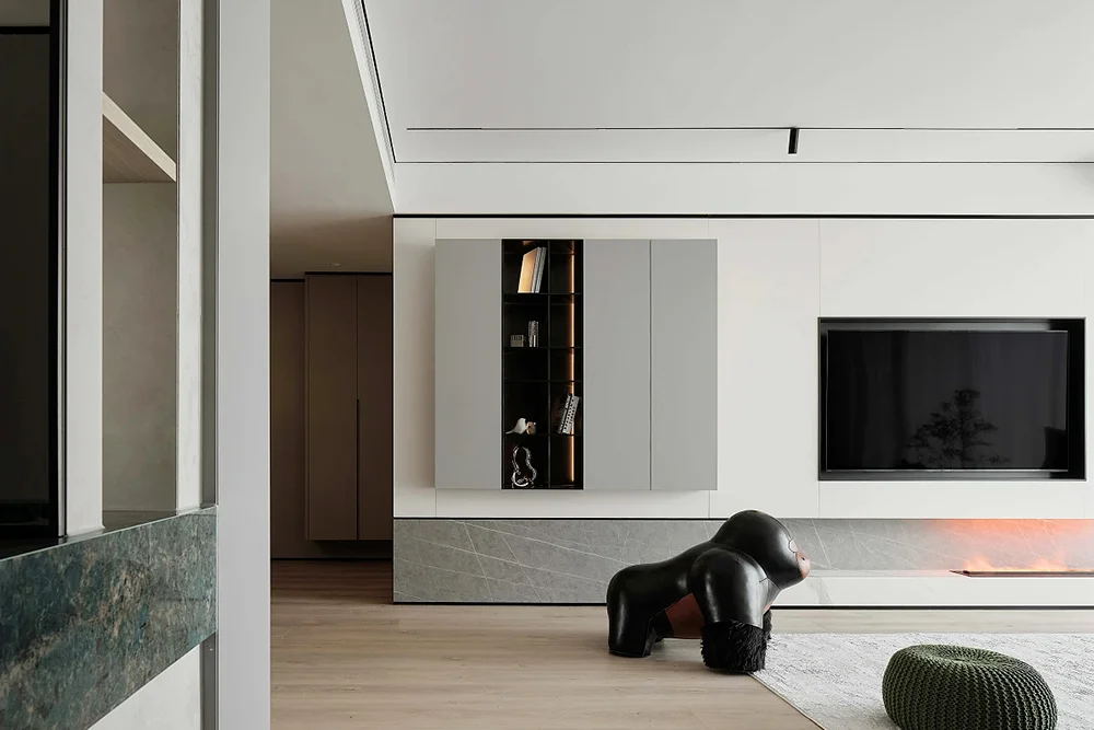 خطة منزل Sanhai تصميم داخلي على الطراز الحديث ثلاثي الأبعاد ماكس تقديم البناء رسم مساحة تخطيط الشقة خدمة مخصصة