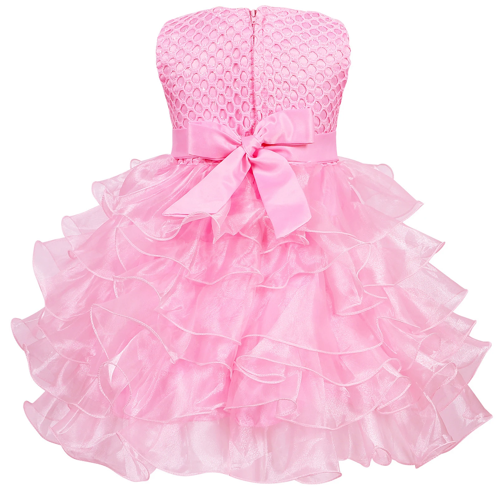 Infant Bow Dress,Beads Baby Girls Bowknot Tutu Dress,Princess Ball Gown for New Year/Wedding/Birthday/Party Formal Clothes