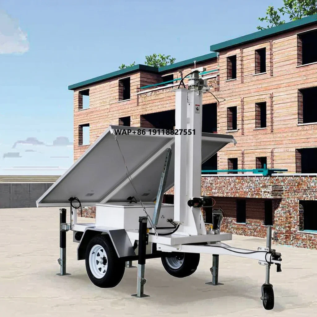 Mobile Folding Solar Power Generation Trailer Mobile Solar Generator Trailer