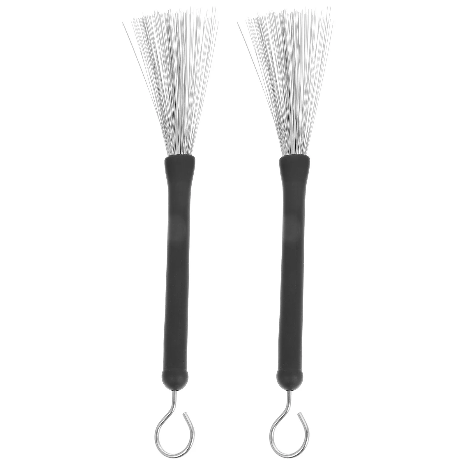 

2Pcs Stainless Steel Drum Wire Brushes Brush Drumsticks for Percussion Drums Retractable Metal Brush Sticks Drummer Accessories