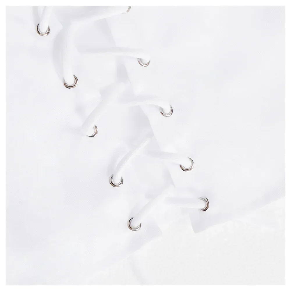 زي لعب الأدوار إيما كوسبلاي جريس فروست وايت زي فيلم سوبر الشرير X ملابس تنكرية عباءة الصدار مجموعة حزام علوي Ha