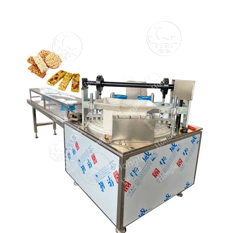 Full Automatic Cereal Bar Forming Crispy Sesame Rice Balls Making Machine Rice Cake Production Line