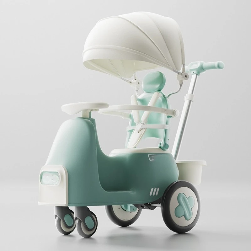 

Shake music baby walking alone with baby artifact stroller children