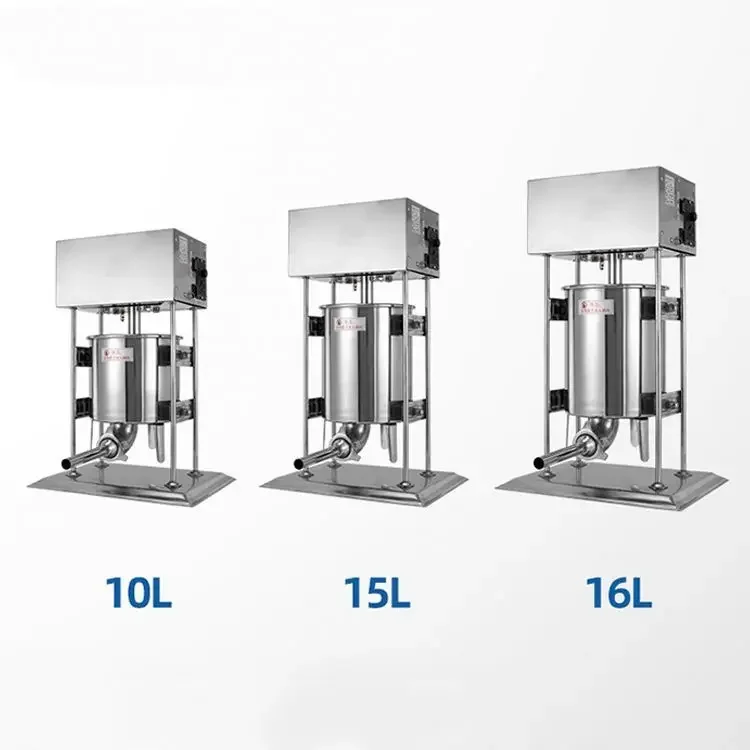 Professional sausage roll making machine small pneumatic quantitive sausage filling machine