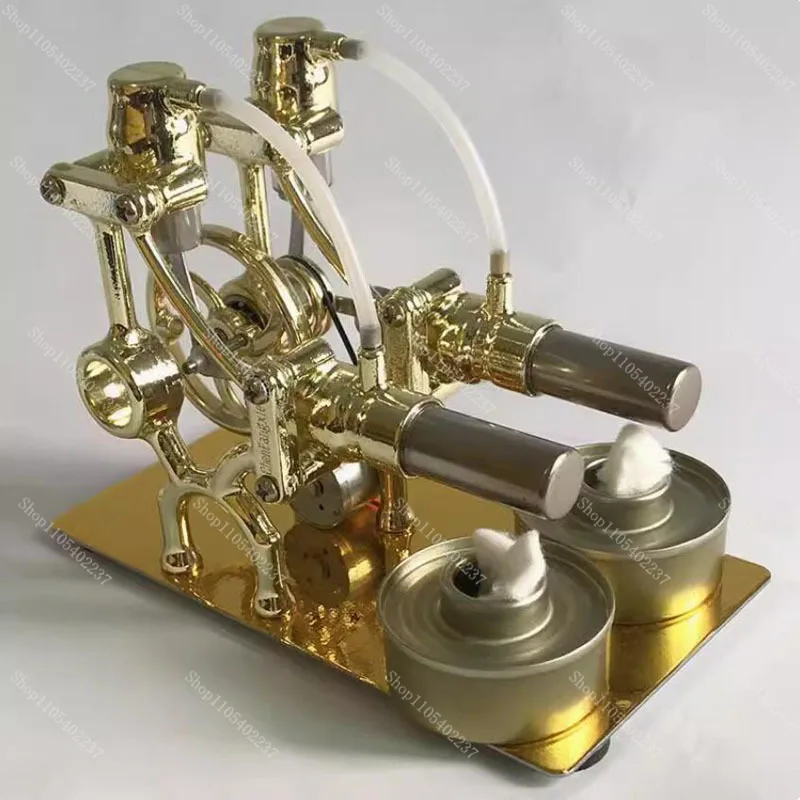 DIY Mini Hot Air Stirling Engine Generator Micro Model Science Toy