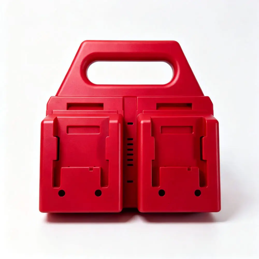 Efficient Battery Storage Rack For Hans 18V Power Tool Organizer Stand Holder Mount Accessory Garage Organization Tool