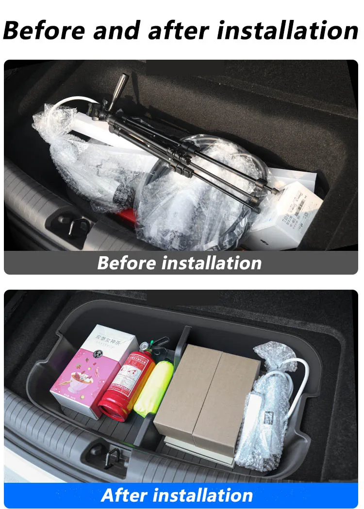 for BYD SEAL EV 2023 Car interior decoration accessories, trunk storage box, storage partition layer, 1pcs