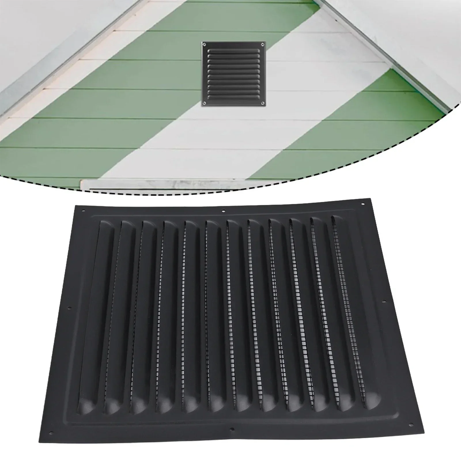 Grille de Ventilation Carrée pour Plafond, 250x250mm