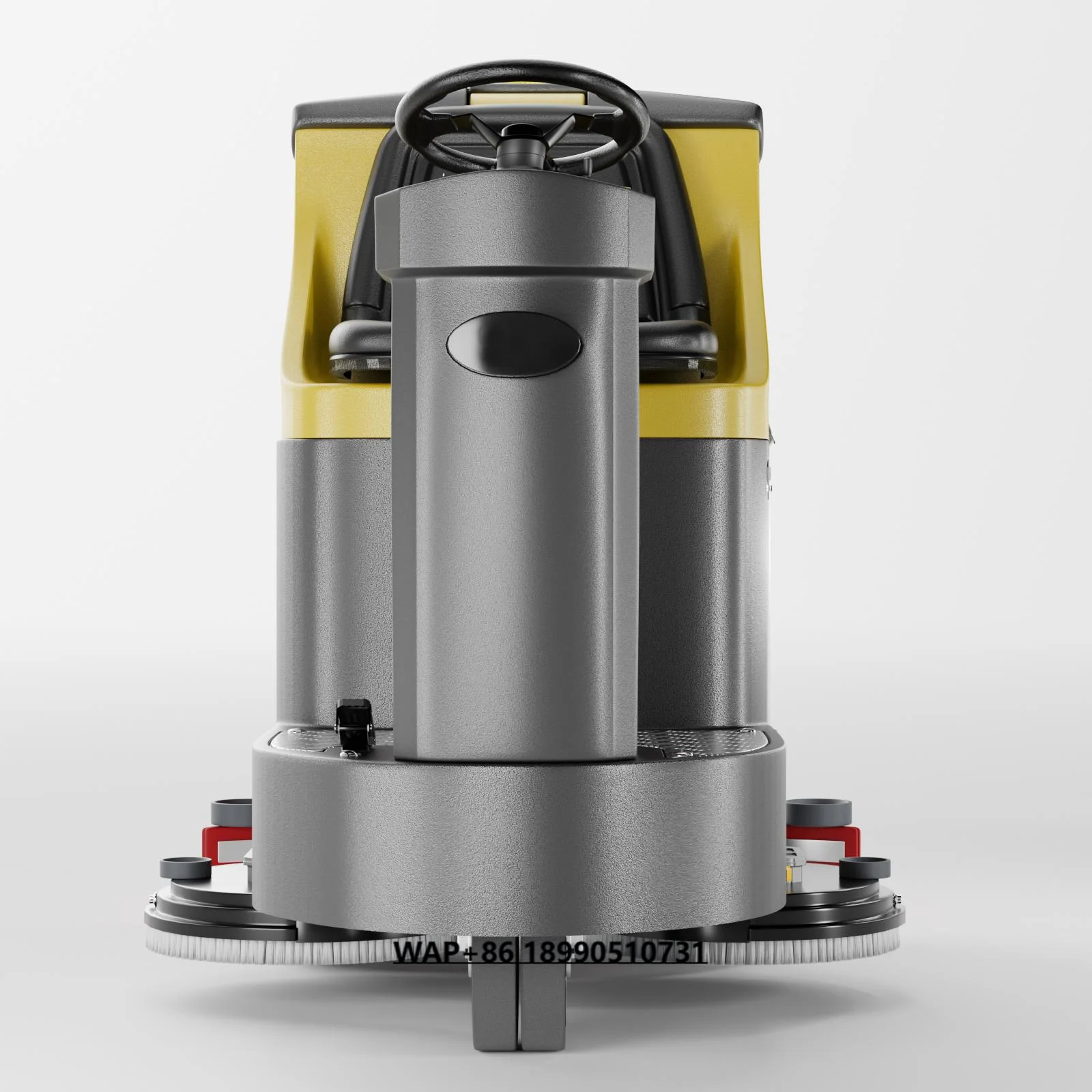 التنظيف الصناعي غسالة أوتوماتيكية غسالة تجارية لتنظيف الأرضيات الاسمنتية المزدوجة للسيارات #2