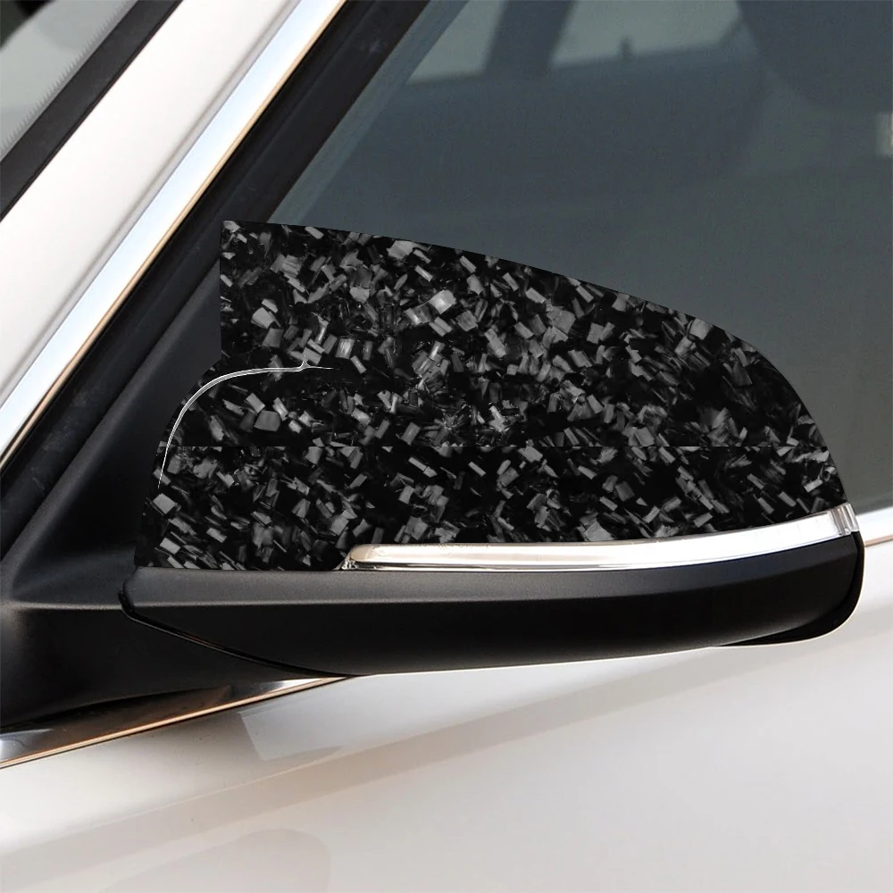 For BMW 1 2 3 4Series F20 F21 F22 F23 F30 F35 GT F34 F32 F33 F36 X1 E84 M2 F87 Forged Carbon Fiber Rearview Mirror Cover Sticker view 3